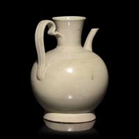 A Chinese Ding-Type White Glazed Ewer, Northern Song Dynasty — 北宋 仿定窯白釉執壺