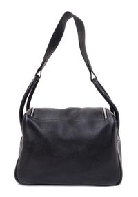 An Hermes Graphite Taurillon Clemence Lindy 34 Handbag, 13.5" x 8" x 7".