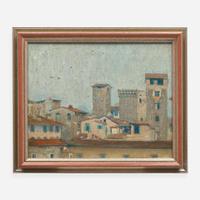 Daniel Garber (American, 1880–1958) Roof Tops, Florence