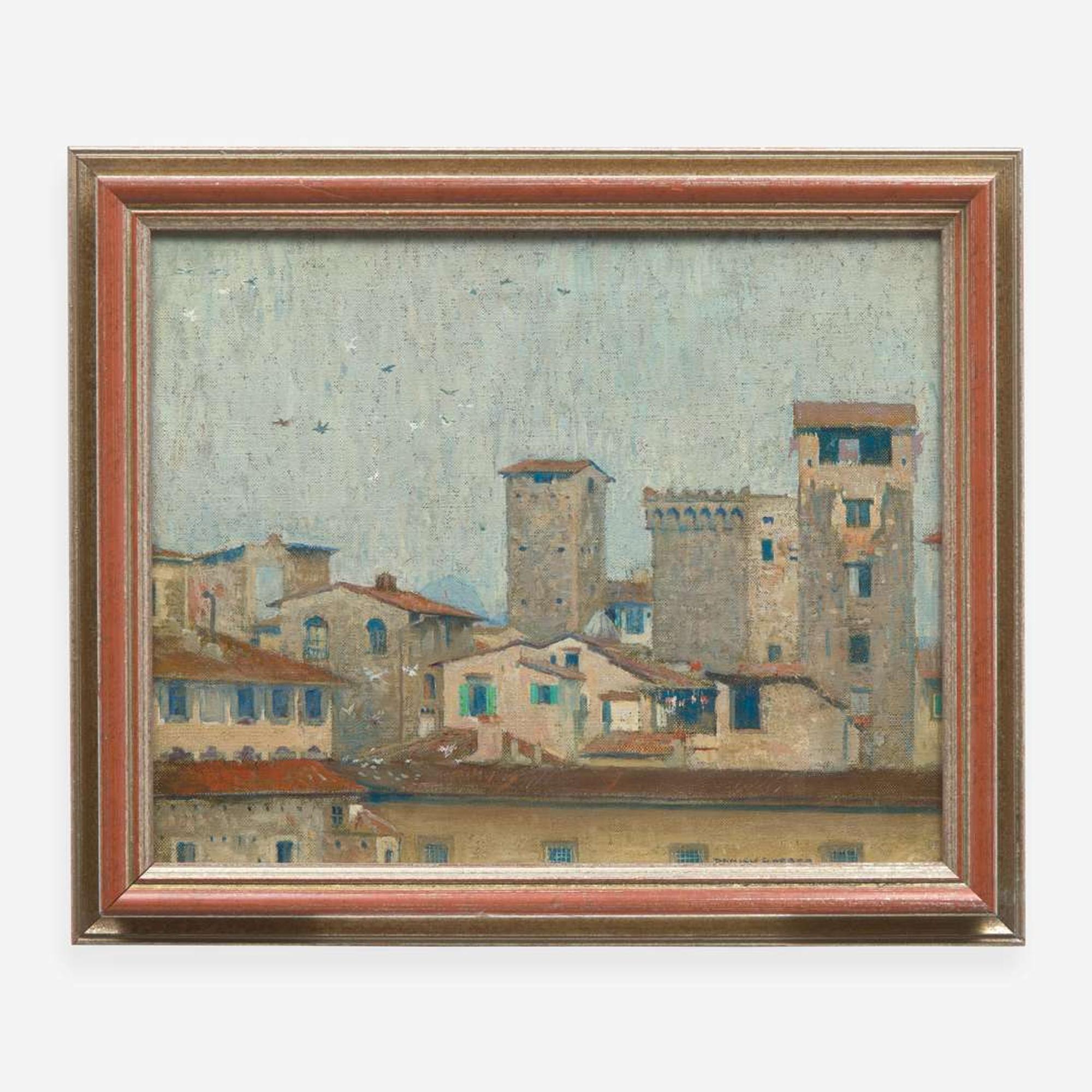 Daniel Garber (American, 1880–1958) Roof Tops, Florence