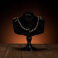 Early Navajo Squash Blossom Necklace