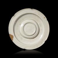 A Chinese Qingbai Glazed Porcelain Cup Stand, Southern Song Dynasty — 南宋 青白瓷盞拖