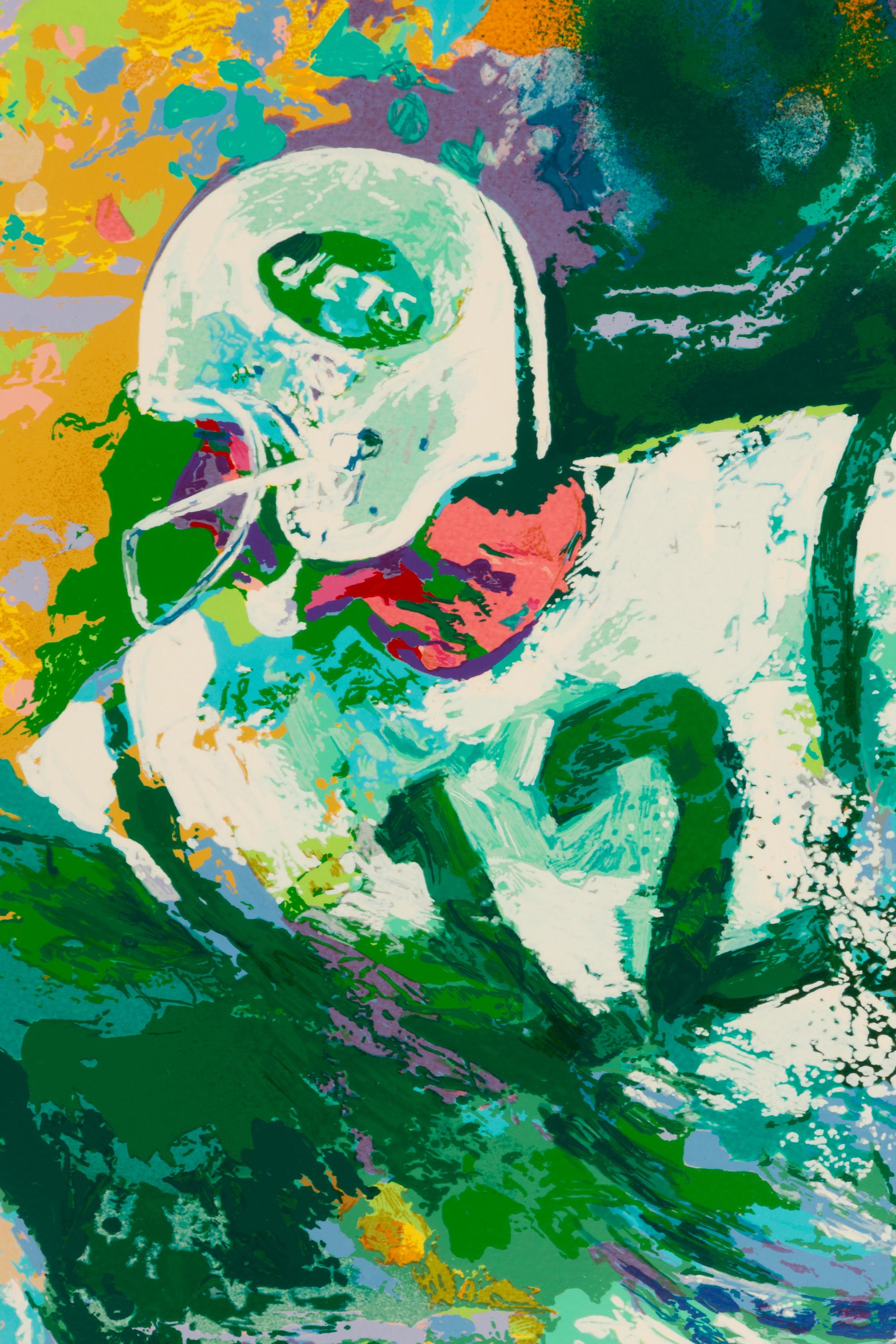 A 2007 Joe Namath "Hand Off Super Bowl III" LeRoy Neiman Serigraph,