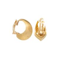 CELLINO, YELLOW GOLD HOOP EARRINGS