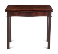 A George III Mahogany Flip-Top Table