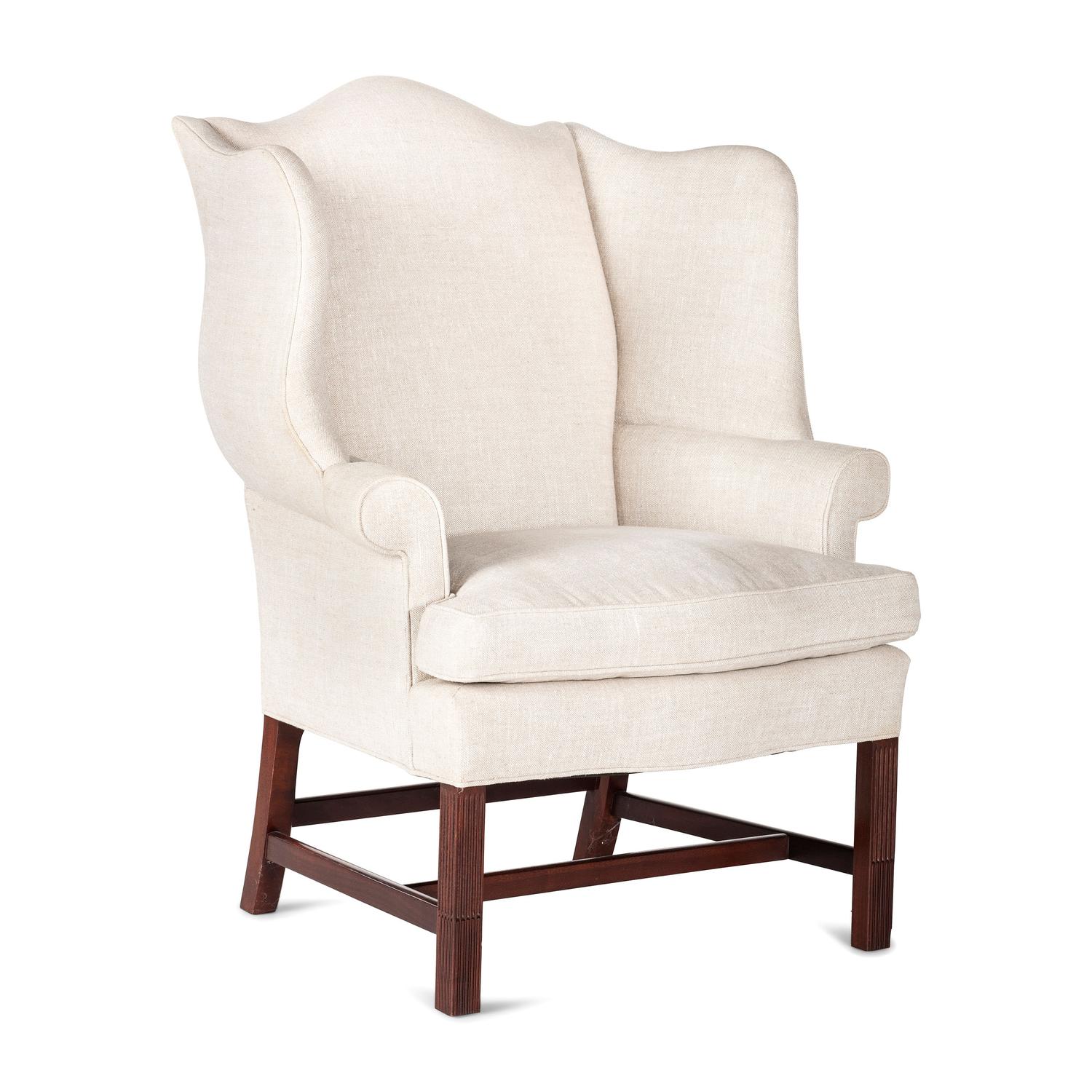 A Chippendale Style Easy Chair