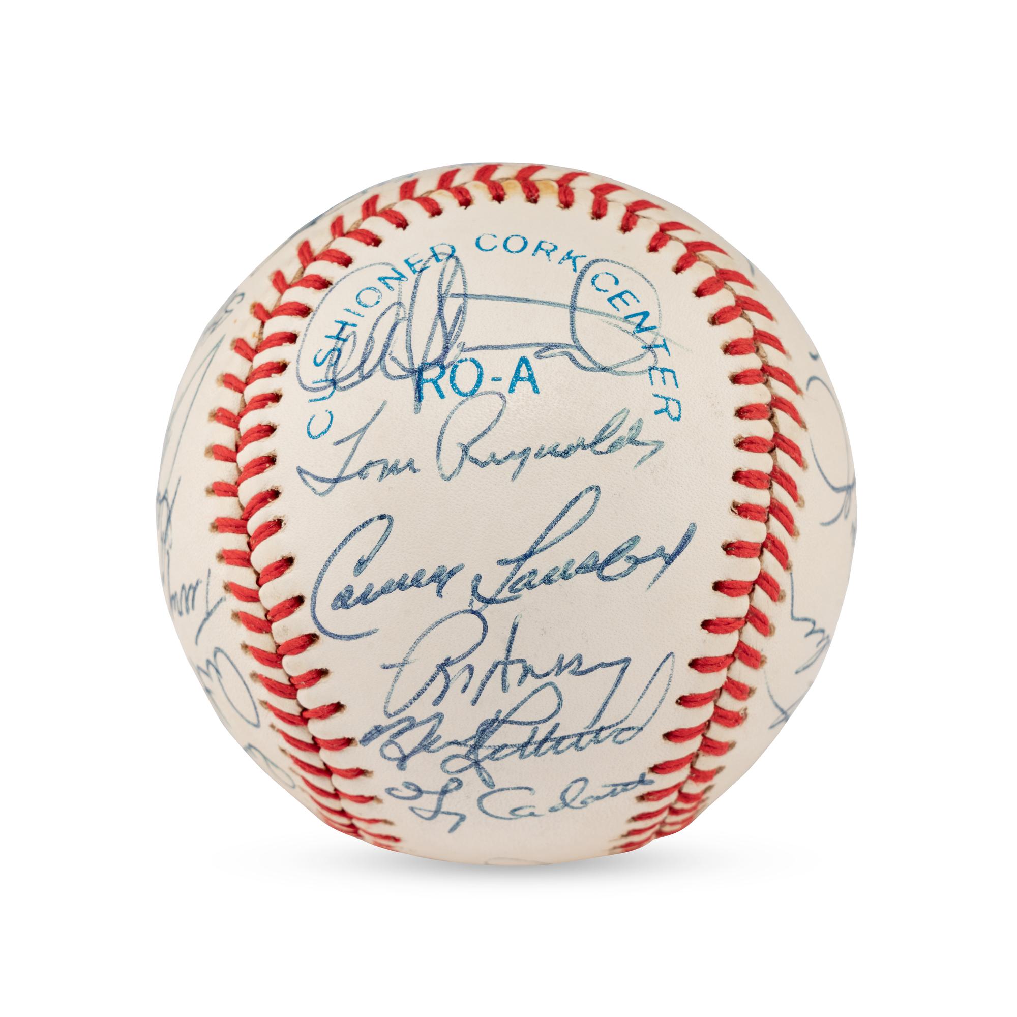 A 1989 World Series Champions Oakland Athletics Team Signed Autograph Baseball (PSA Letter of Authenticity)