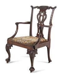 A George II Mahogany Armchair