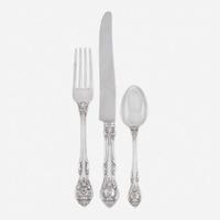 An American Sterling Silver Ten-Piece Flatware Service Gorham Mfg. Co., Providence, RI, 20th century
