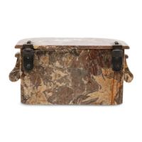 A Continental Marble Table Casket