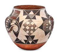Acoma Polychrome Pottery Jar