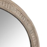 A Continental White-Painted Mirror