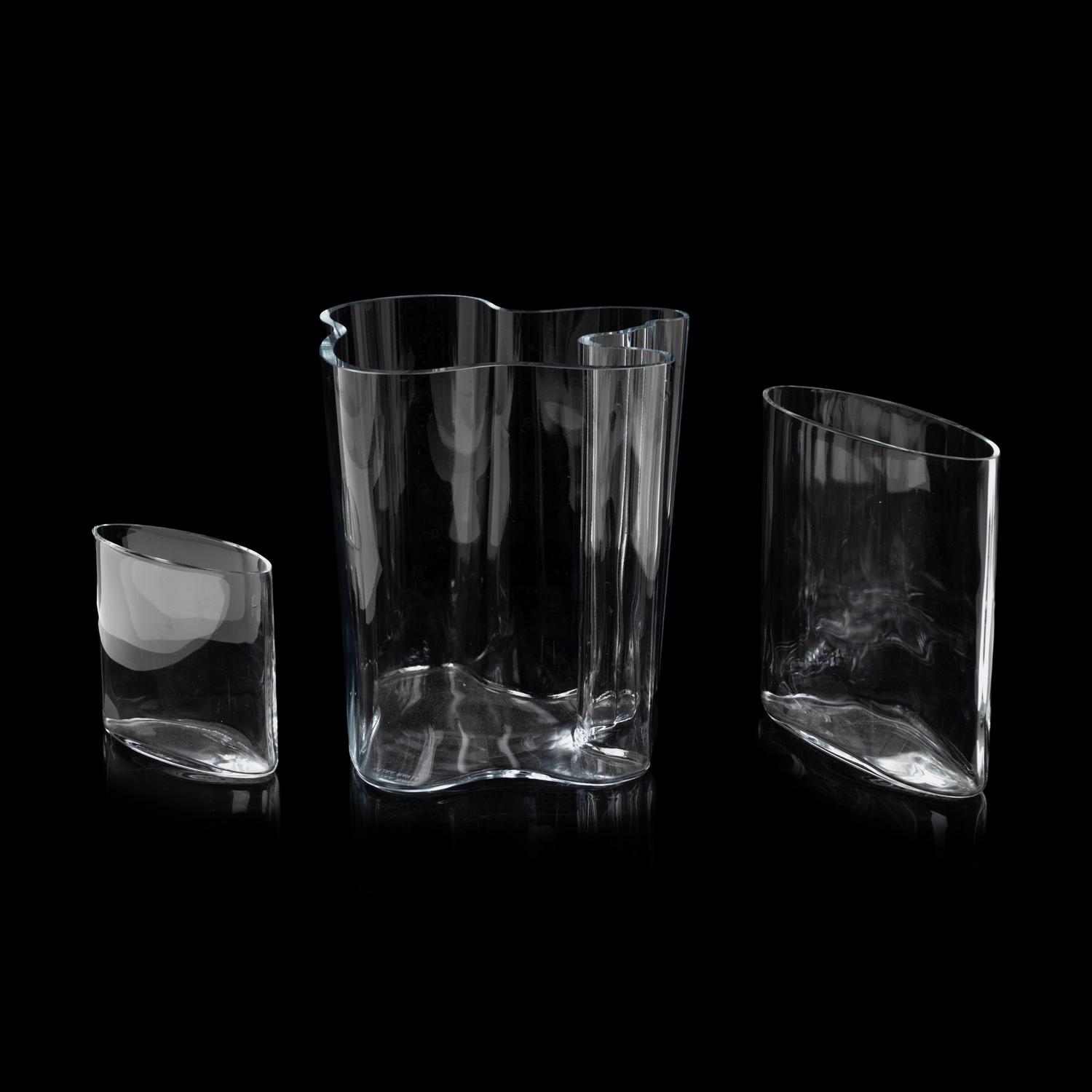 Savoy Vase, together with two Tapio Wirkkala vases