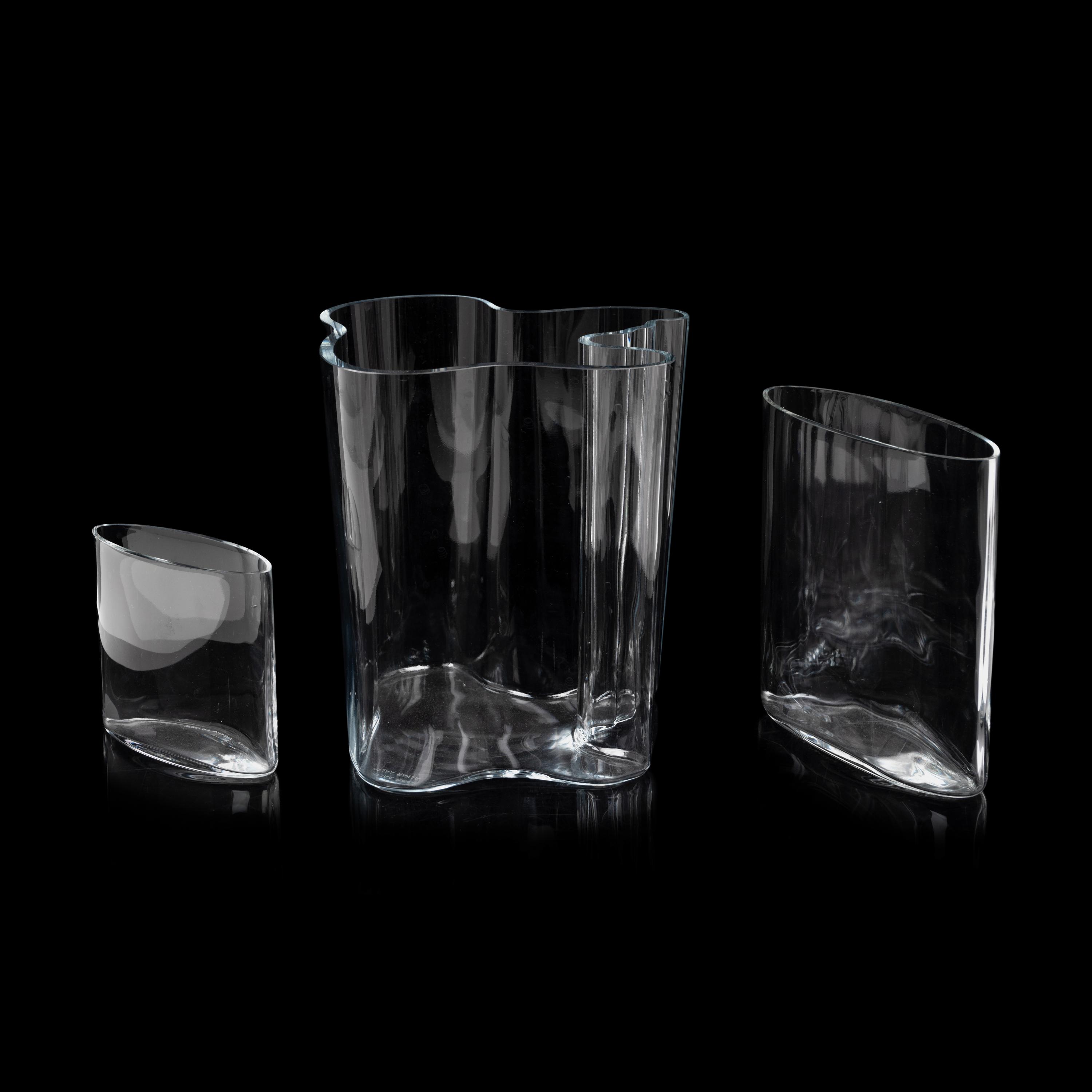 Savoy Vase, together with two Tapio Wirkkala vases