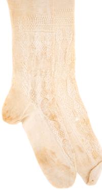 Collection of Twenty One Silk and Cotton Stockings, 19th and Early 20th Century