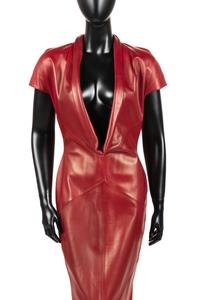 Givenchy Couture Leather Dress, 1990s