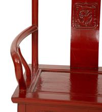 A Chinese Red Painted Armchair
