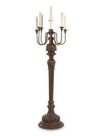 An Italian Painted Torchere