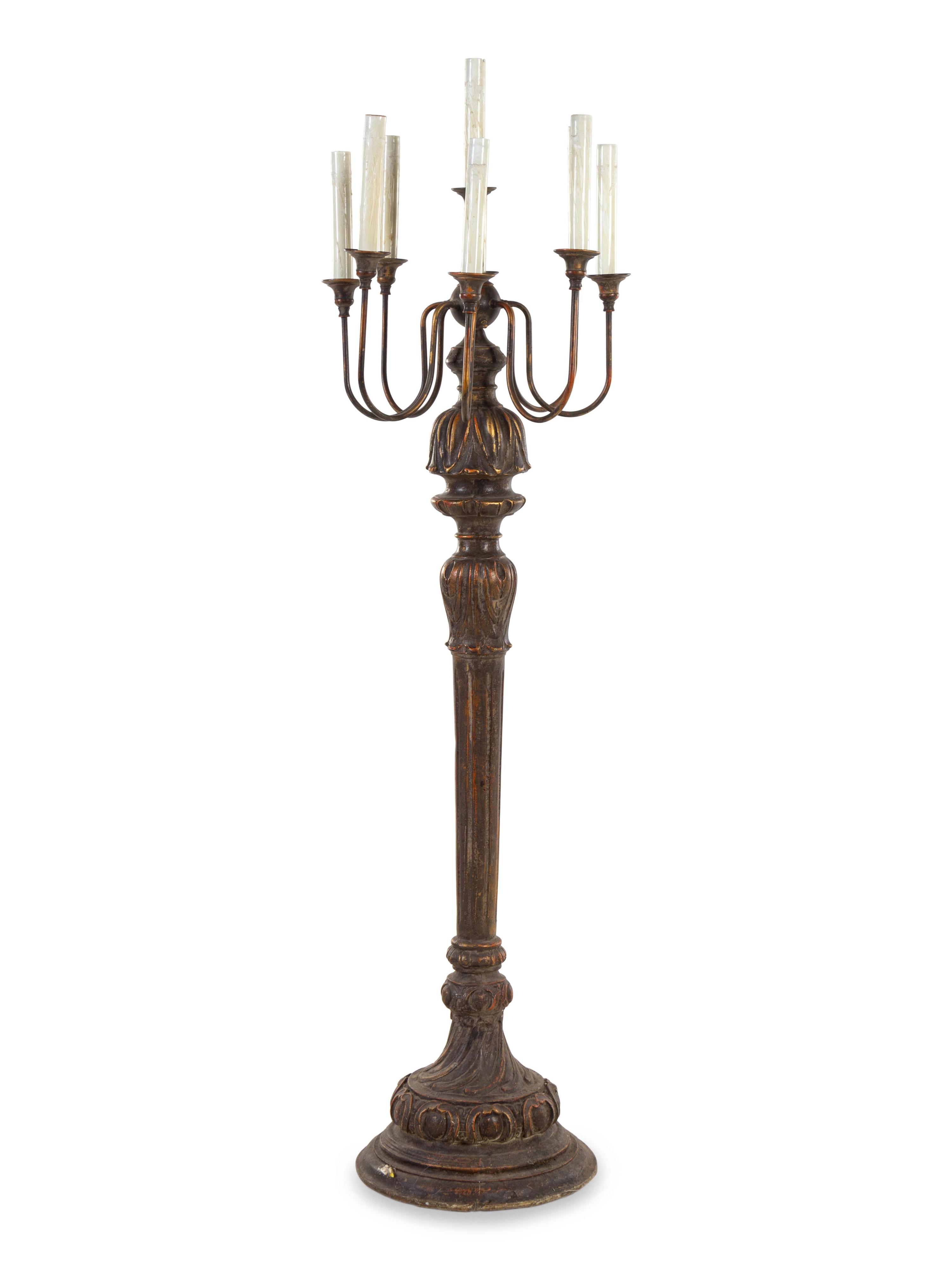 An Italian Painted Torchere