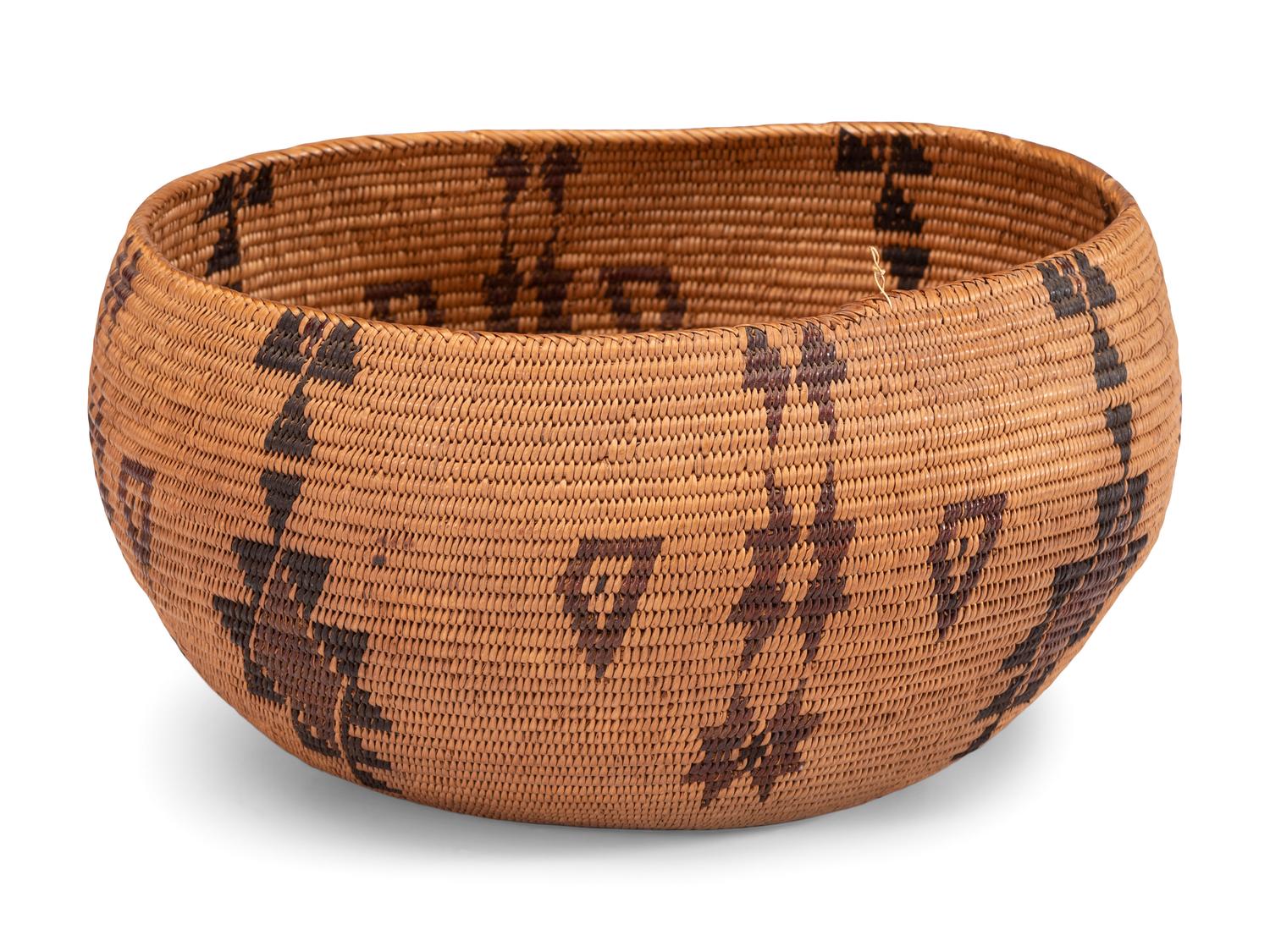 Washo / Shoshone Polychrome Basket