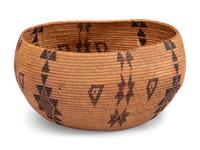 Washo / Shoshone Polychrome Basket