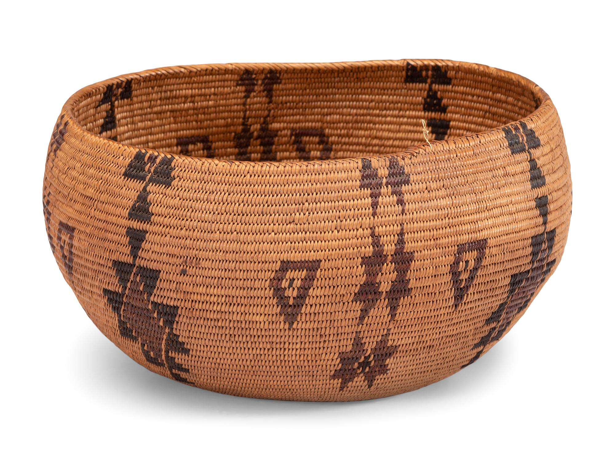 Washo / Shoshone Polychrome Basket