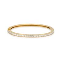 SCHLUGER, DIAMOND, SAPPHIRE AND EMERALD BANGLE BRACELET SET