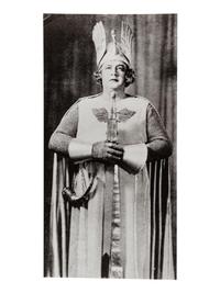 [20TH-CENTURY OPERA SINGERS]. A group of 6 photographs of opera singers from the 1940s, most signed, comprising images of: