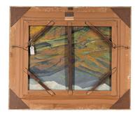 Bassin et Fleurs (Le Grand Basin de Marquayrol) ; with Landscape Study on the reverse (A Double-Sided Work)