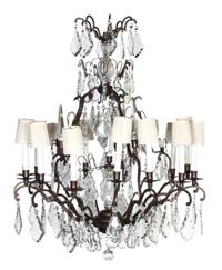 A Tiered Chandelier Height 39 1/2 inches. — 20TH CENTURY