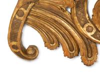 A Pair of Italian Giltwood Foliate Scroll Wall Appliques — 19th/20th Century