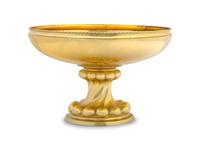 A German Silver-Gilt Footed Bowl