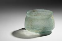 A Roman Blue Glass Wide-Mouthed Bowl