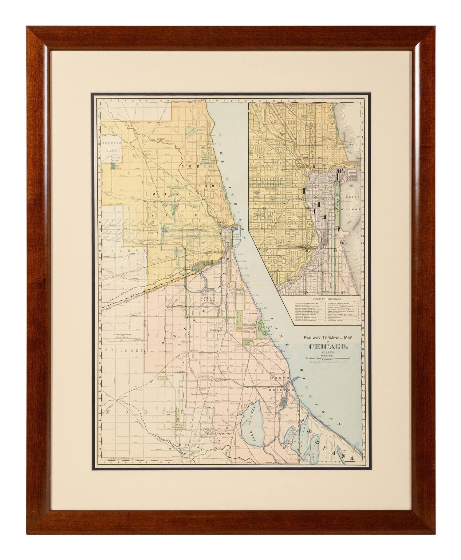 A Group of Twelve Maps of Illinois