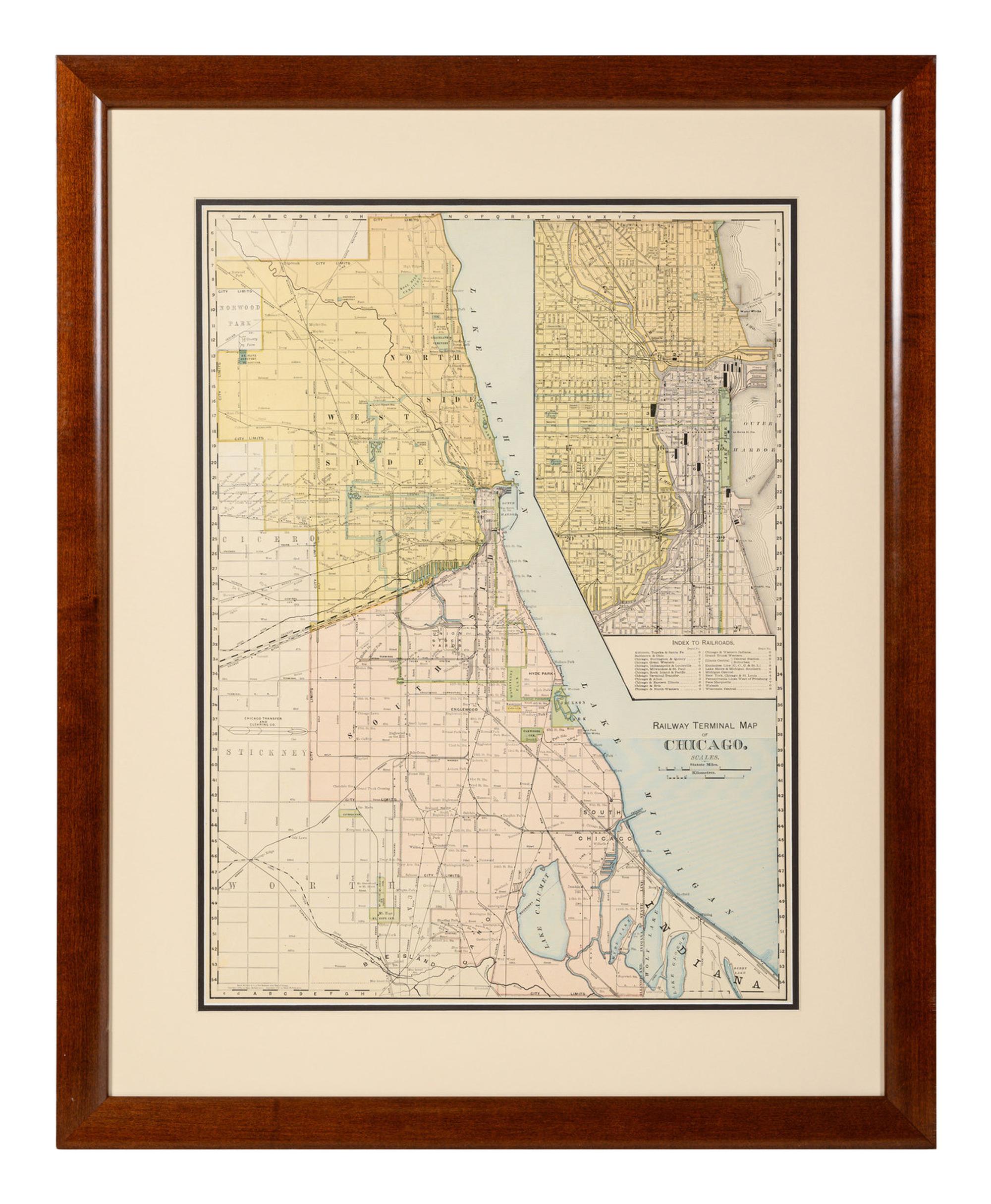 A Group of Twelve Maps of Illinois