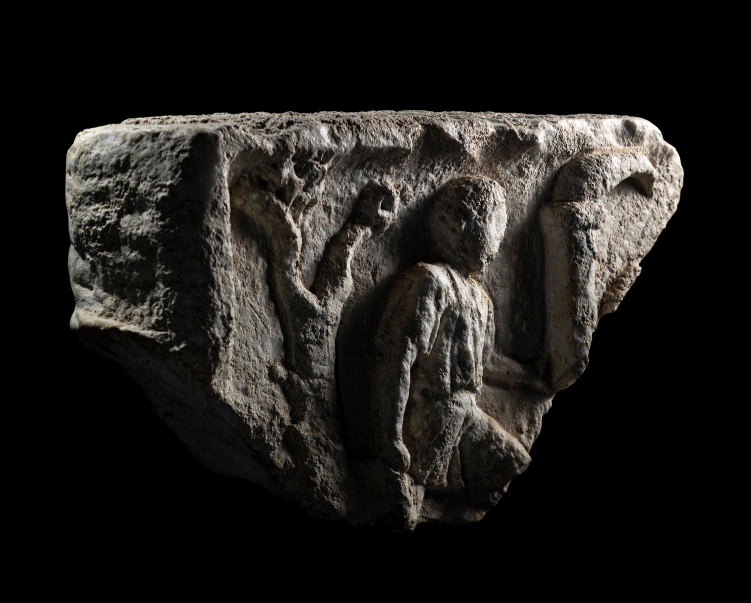A Roman Marble Relief Fragment