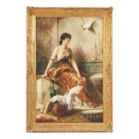 Conrad Kiesel (German, 1846-1921) — Pets , 1885