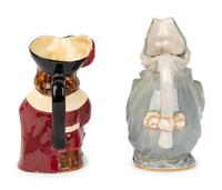 A " George Washington" Character Jug and a "Captain" Character Jug
