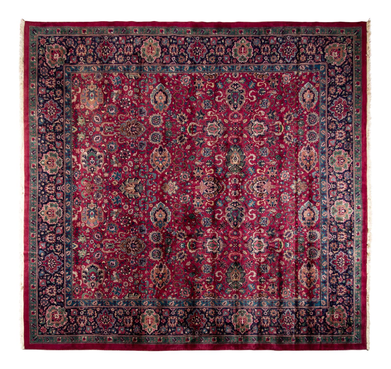 A Kashan Wool Rug