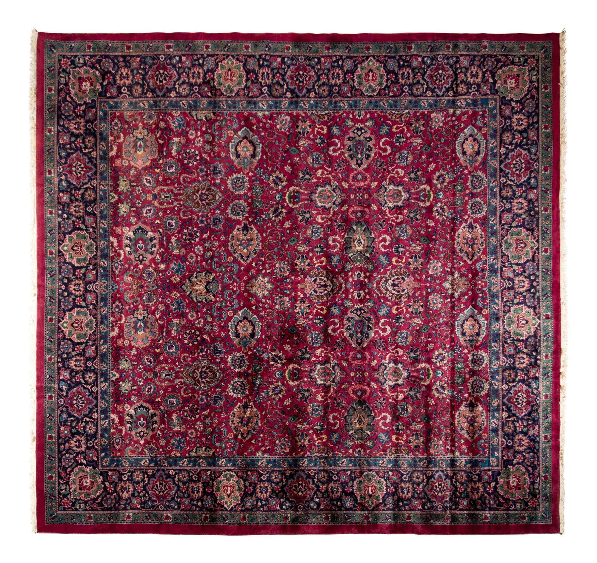 A Kashan Wool Rug