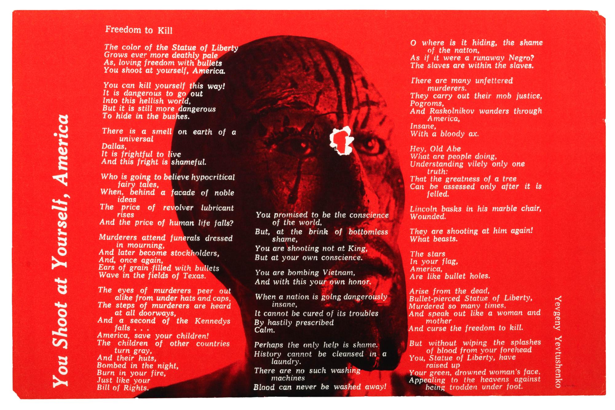 You Shoot at Yourself, America and Help or Something (a pair of prints)