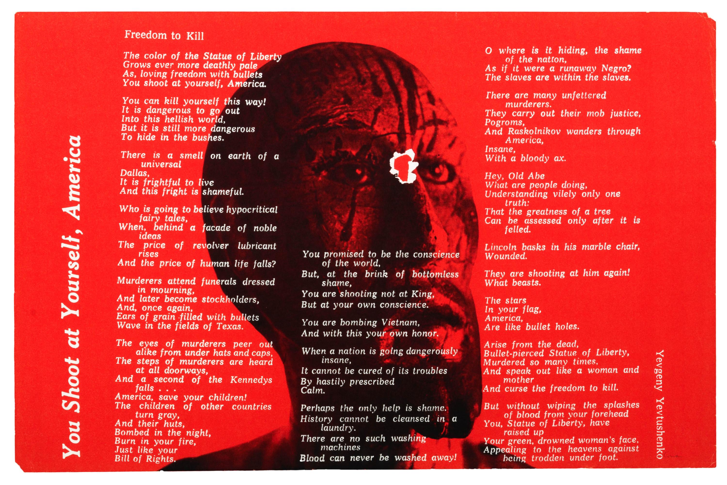 You Shoot at Yourself, America and Help or Something (a pair of prints)