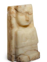 A South Arabian Style Alabaster Figure