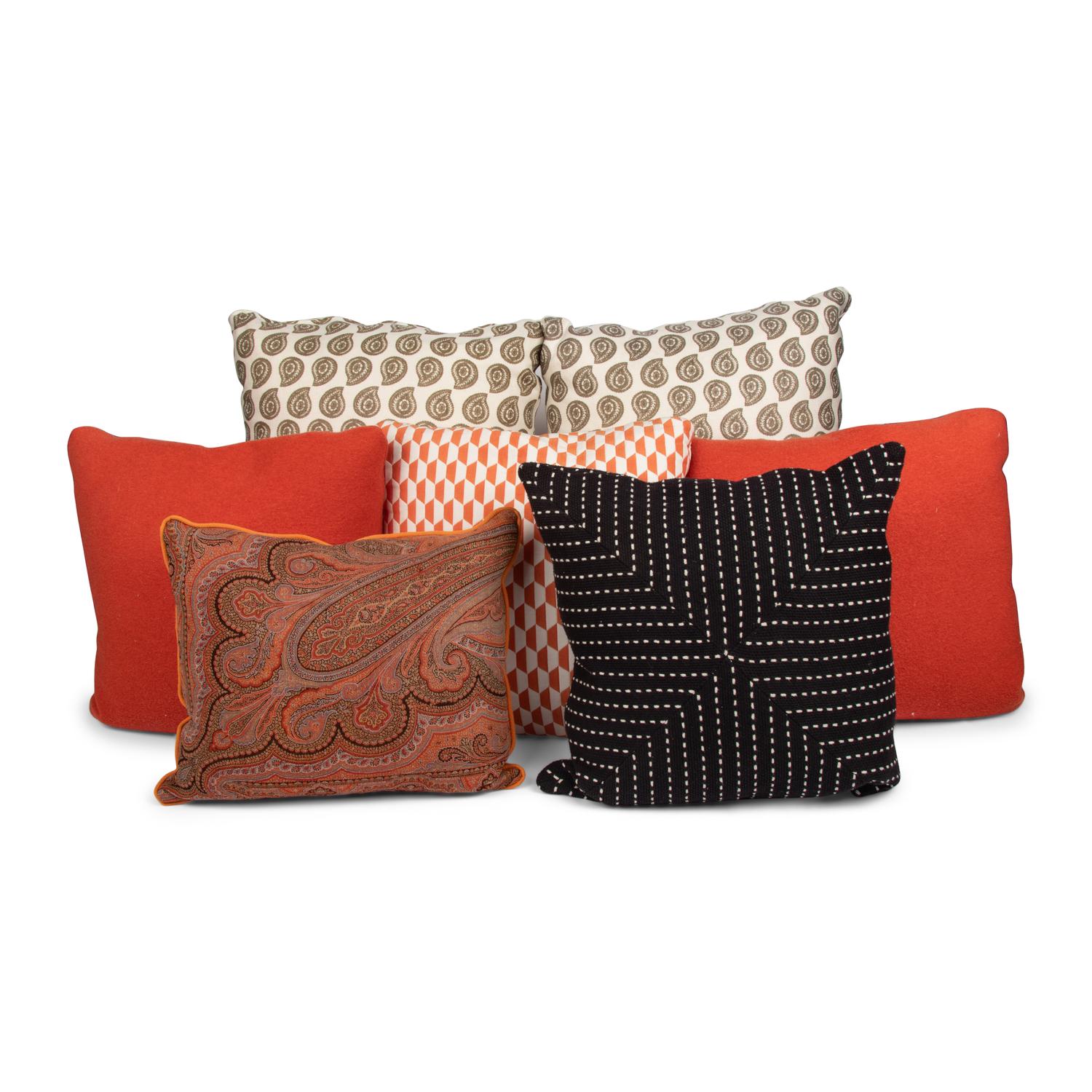 A Collection of Throw Pillows