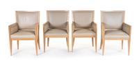 Custom Game Table and Four Chairs Mattaliano, USA