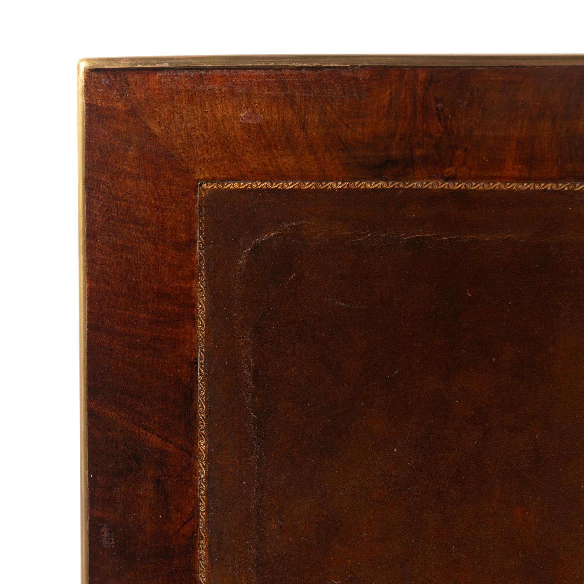 A North European Mahogany Bureau Plat