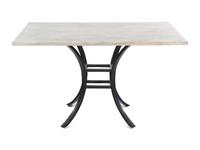 A Cast Metal and Marble Center Table