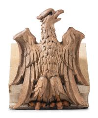 A Glazed Terracotta Eagle Architectural Ornament