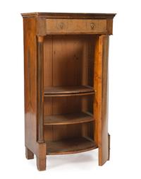 A Continental Neoclassical Burlwood Cabinet