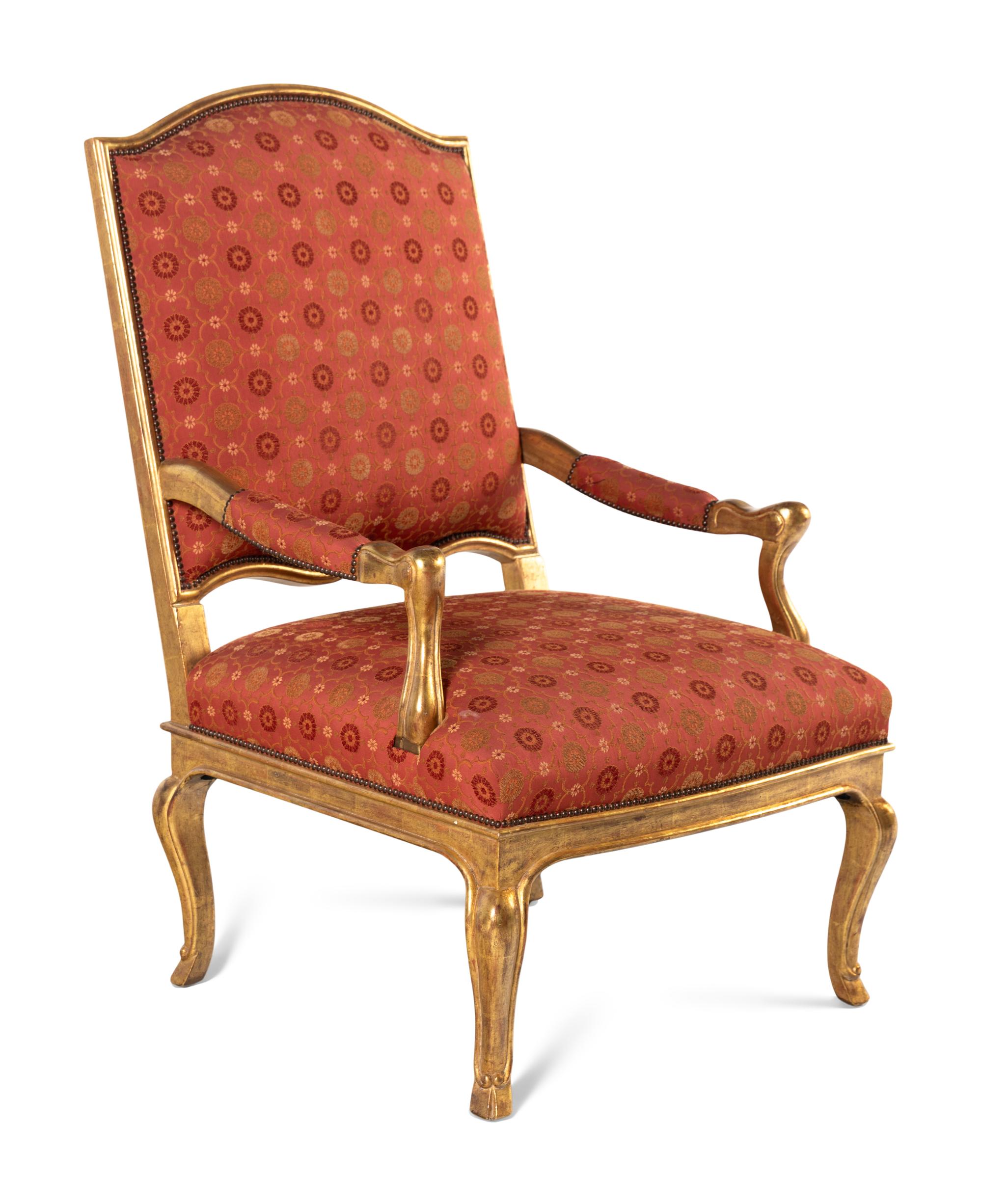 An Italian Giltwood Armchair